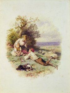 Il giovane pastore da Myles Birket Foster